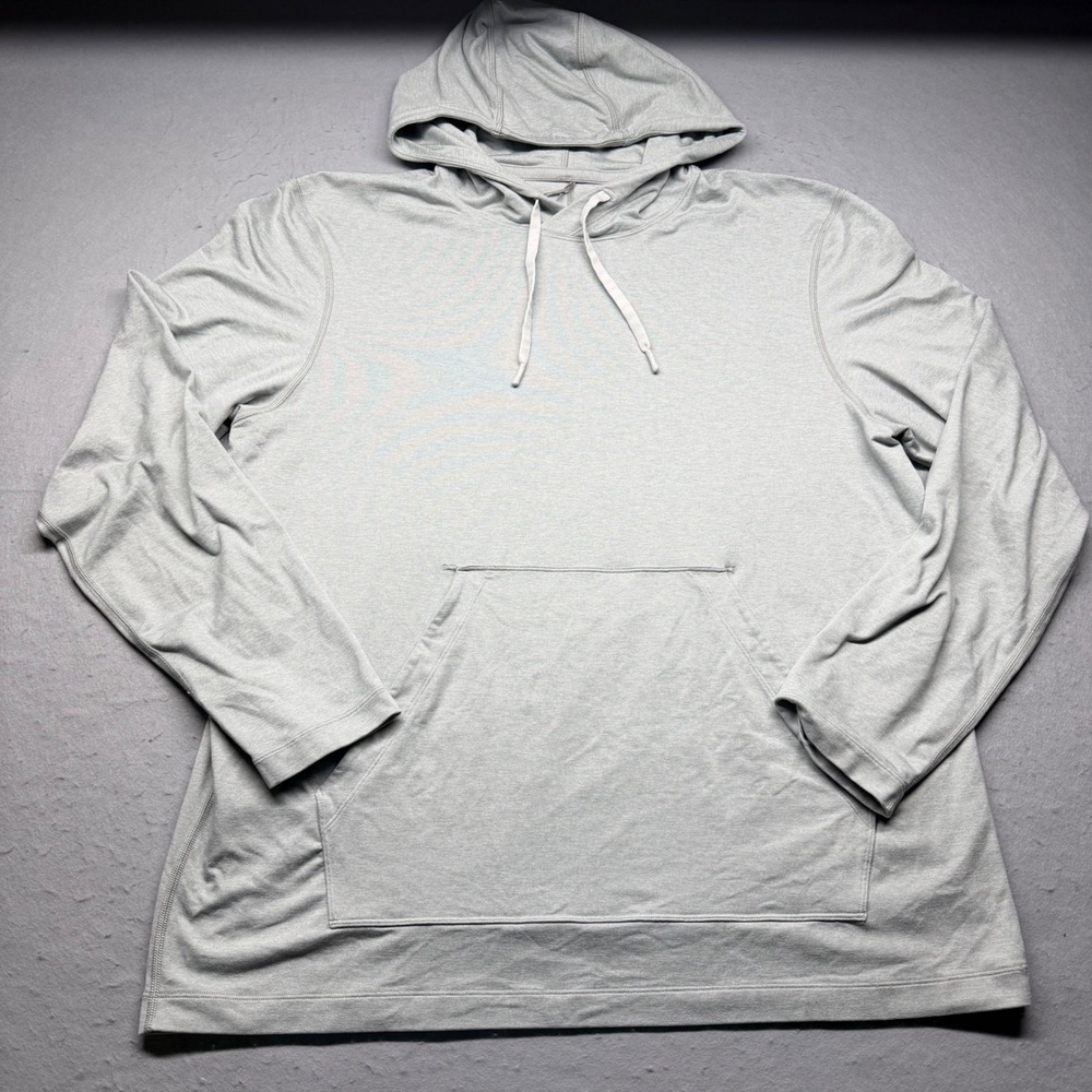 Lululemon Hoodie Mens XL Grey City Sweat Pullover Activewear Lightweight